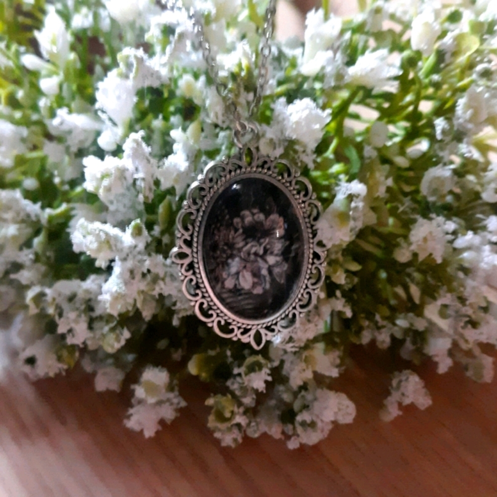 Vintage Floral Pendant